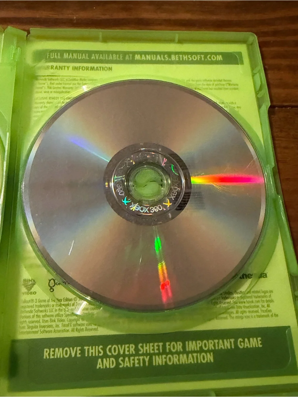 Fallout 3 Game of the Year Edition Xbox 360 Xbox1 Tested Works!